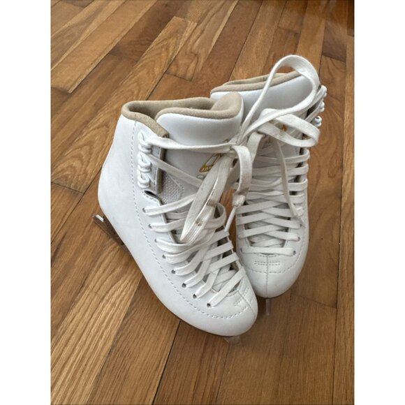 Jackson Artiste Ultima Figure Skates Child White Mark IV Blades JS1791 Size 12C - Picture 3 of 9